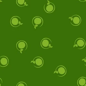 Seamless pattern gmo vegan product label cartoon vector 스톡 일러스트