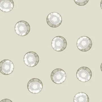 Seamless pattern goal soccer ball cartoon vector イラスト素材