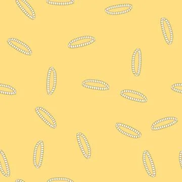 Seamless pattern Gold bracelet with rectangular green gem stones Stock Illustration