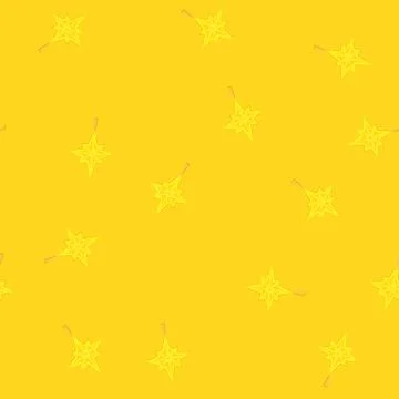 Seamless pattern gold christmas star cartoon vector 스톡 일러스트