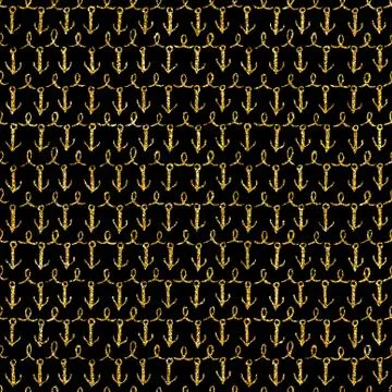 Seamless pattern with gold glitter Stock Illustration