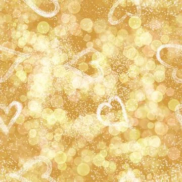 Seamless pattern with gold golden glitter shiny background. Metal metallic 스톡 일러스트