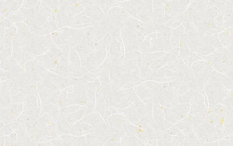 Seamless pattern of gold leaf on white washi paper. Vector file has pattern.. Stock Illustration