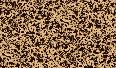 Seamless pattern of gold lines. Stock Illustration