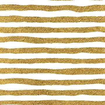 Seamless pattern of gold lines Stock Illustration