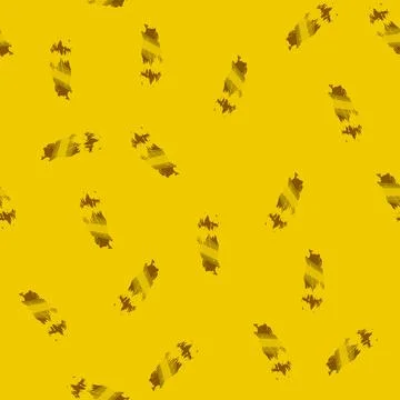 Seamless pattern Gold paint brush stroke scratch effect 库存插图