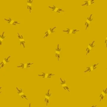 Seamless pattern Gold scratch effect brush stroke texture background 스톡 일러스트