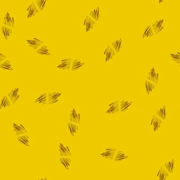 Seamless pattern Gold scribble scratch effect brush stroke texture 库存插图