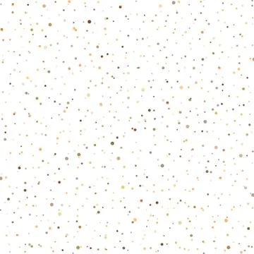 Seamless pattern with gold sparkles on white background. Vector. Stock Illustration