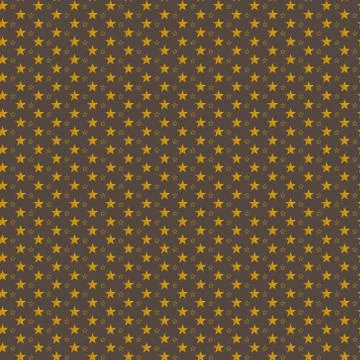 Seamless pattern gold star on brown background Stock Illustration