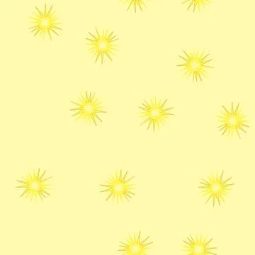Seamless pattern gold star cartoon vector Illustrazione stock