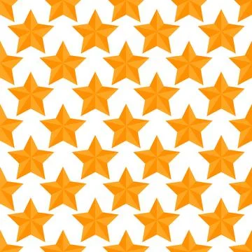 Seamless pattern of gold stars Illustrazione stock