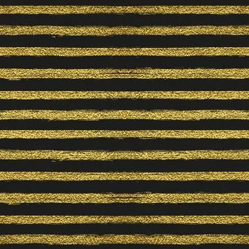 Seamless pattern with gold stripes Stock Illustration