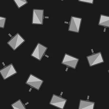 Seamless pattern gold studio light cartoon vector イラスト素材