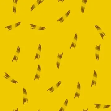 Seamless pattern Gold textured brush stroke creating a decorative element Illustrazione stock