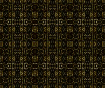 Seamless pattern golden black Stock Illustration