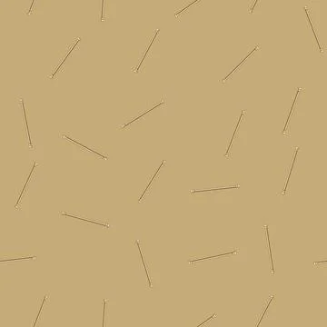 Seamless pattern Golden curtain rod with decorative finials Stock Illustration