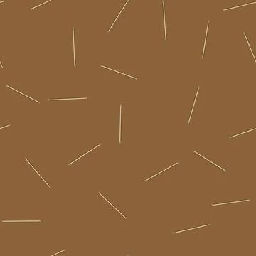 Seamless pattern Golden curtain rod providing support for window dressings, f Stock Illustration