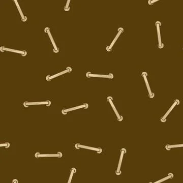 Seamless pattern Golden drawer pull handle for furniture design Stock Illustration