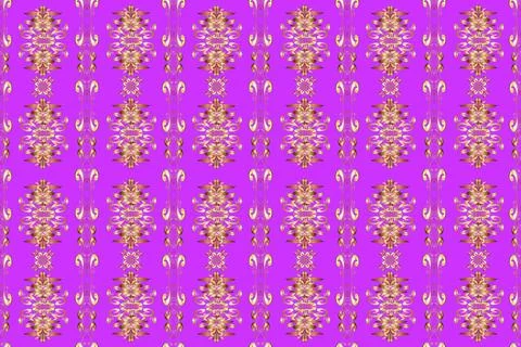 Seamless pattern golden elements. Design vintage for card, wallpaper, wrapping, イラスト素材