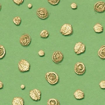 Seamless pattern with golden glitter spots Illustrazione stock