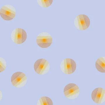 Seamless pattern Golden sacred geometry creating mandala flower shape 库存插图