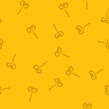 Seamless pattern golden skeleton key unlocking mystery and security concept イラスト素材
