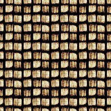 Seamless pattern golden squares Stock Illustration