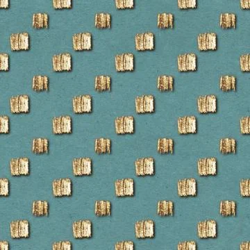 Seamless pattern golden squares Stock-Illustration