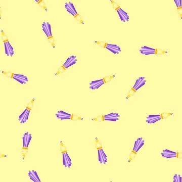 Seamless pattern golden tassel rope cartoon vector Stockillustratie