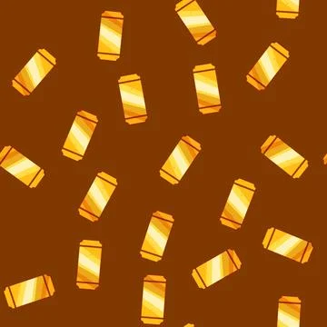 Seamless pattern Golden ticket blank voucher for prize opportunity 스톡 일러스트