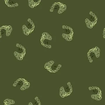 Seamless pattern goldfish aquarium stone cartoon vector Illustrazione stock