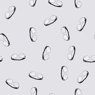 Seamless pattern googles safety glasses cartoon vector イラスト素材