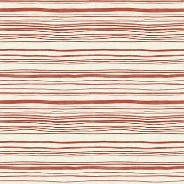 Seamless pattern . Gouache hand painted red brush strokes, lines on white Stock Illustration