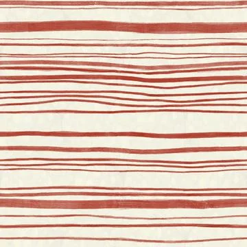 Seamless pattern . Gouache hand painted red brush strokes, lines on white Stock Illustration