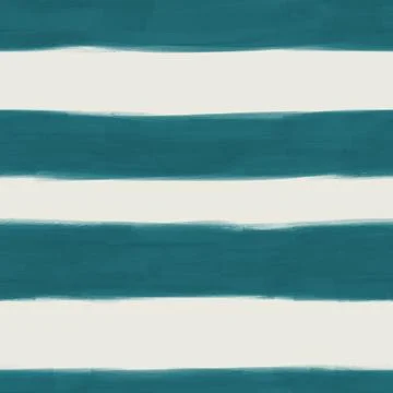 Seamless pattern . Gouache texture hand painted blue brush strokes, stripes on Stock Illustration