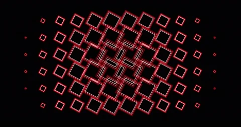 Seamless Pattern. Gradient ornament. Red Graphics Stock Footage 68841176