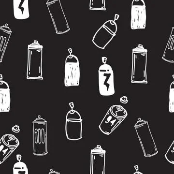 Seamless pattern graffiti Stock Illustration