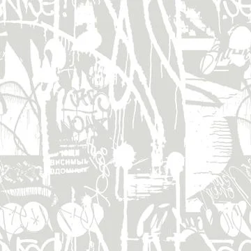 Seamless pattern  graffiti texture. Vector Illustrazione stock