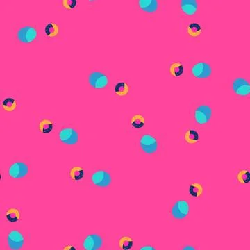 Seamless pattern grain risograph effect cartoon vector Stockillustratie