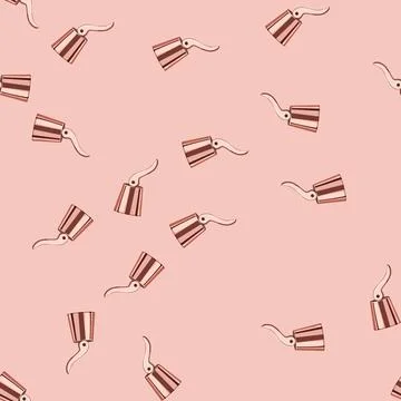 Seamless pattern grape wine cork cartoon vector Stock Illustration