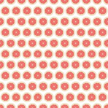 Seamless pattern with grapefruit. Stock Illustration