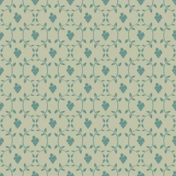 Seamless pattern with grapes and leaves Stock Illustration