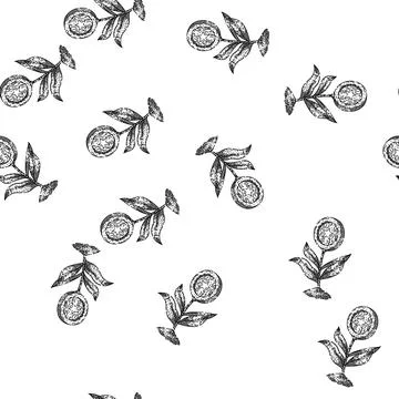 Seamless pattern graph financial growth sketch hand drawn Illustrazione stock