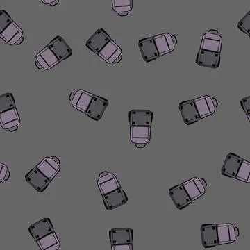 Seamless pattern graph photo camera backpack cartoon vector Stock Illustration