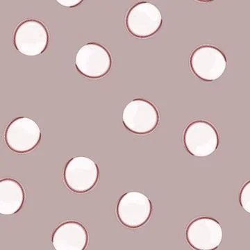 Seamless pattern graphic baseball ball cartoon vector イラスト素材
