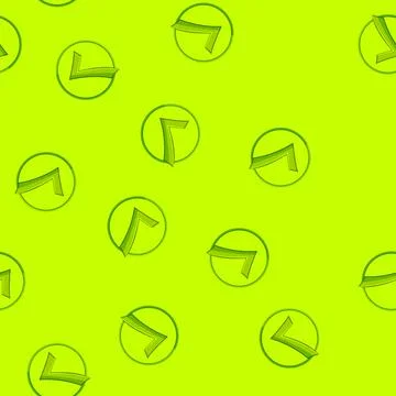 Seamless pattern graphic check mark cartoon vector Illustrazione stock