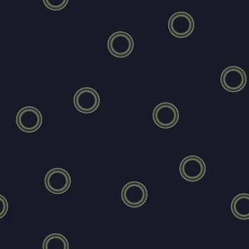 Seamless pattern graphic hud round frame cartoon vector 스톡 일러스트