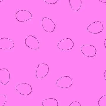 Seamless pattern gras beads necklace cartoon vector Illustrazione stock