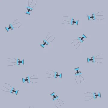 Seamless pattern grasp claw machine cartoon vector イラスト素材